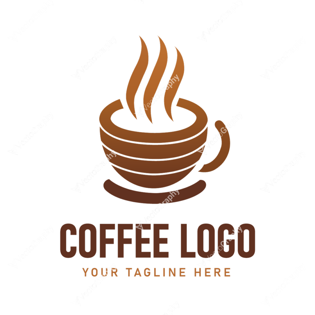 Coffee logo design vector template download for for coffee shops, tea cup business branding.